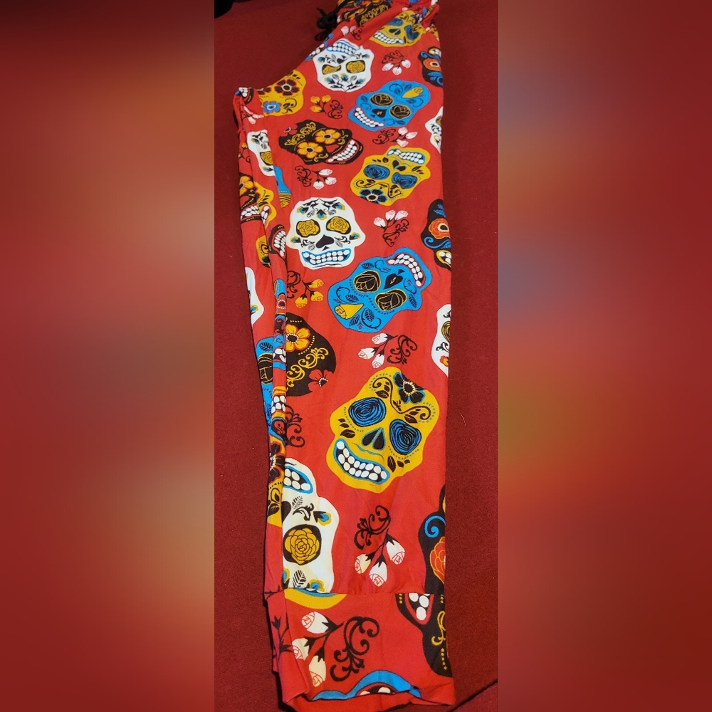 Skull drawstring lounge pants